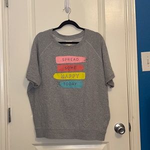 The Happy Planner Short Sleeve Sweatshirt